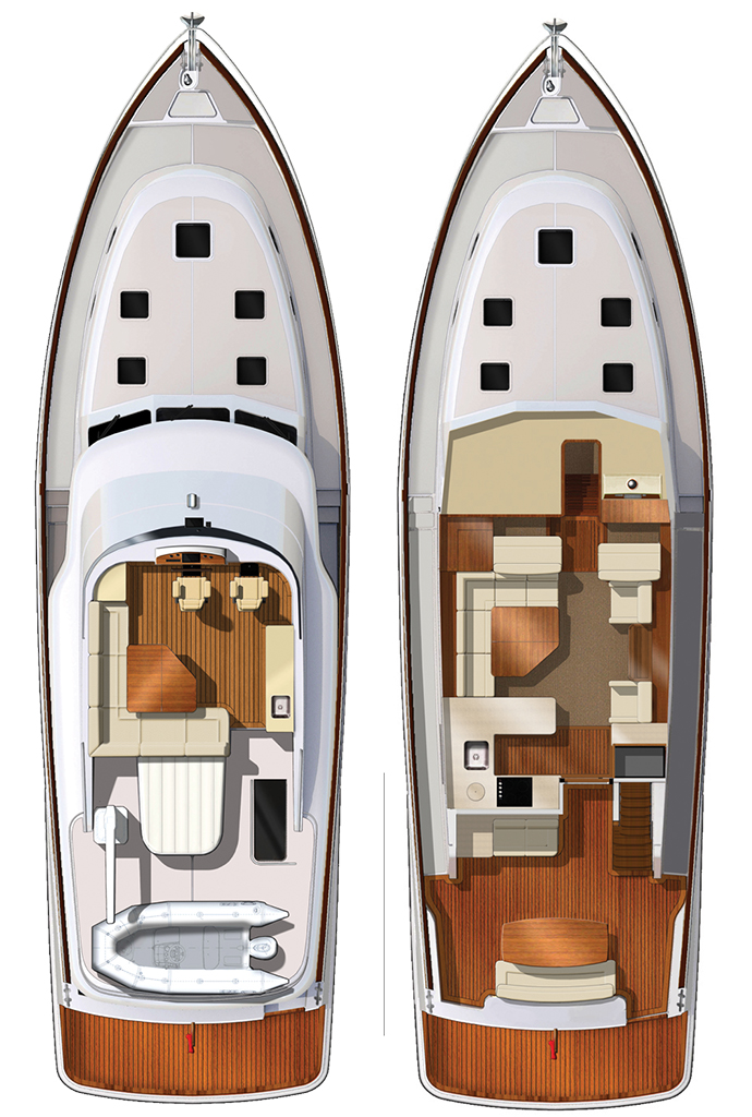 Grand Banks 60 layout diagrams