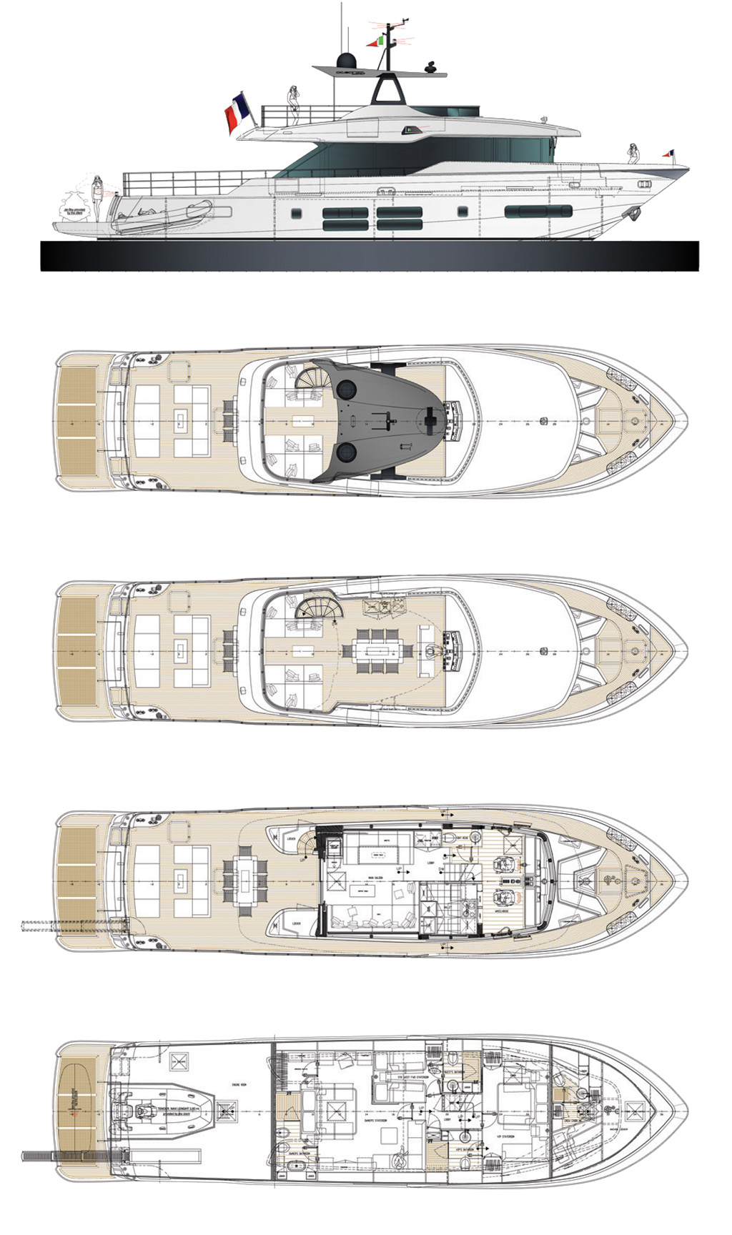 Canados Oceanic 76 Layout Diagram