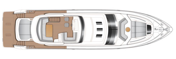 Princess S72 Flybridge deckplans