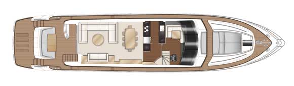 Princess 82 deck plans -Main Deck