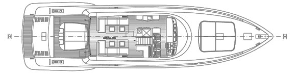 Mangusta 94 deck plans