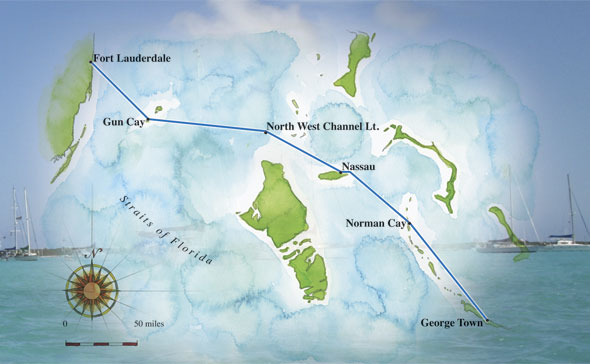 Exumas map