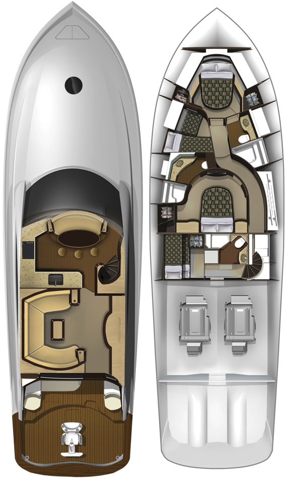 Makaira 64 deckplans