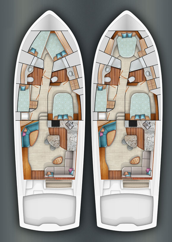 Viking 52 Layout options