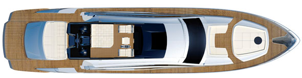 Pershing 82 - Upper Deck