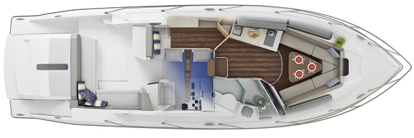 Pursuit SC 365i layout diagram