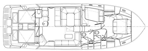 Mikelson M50 Sportfisher - layout diagram