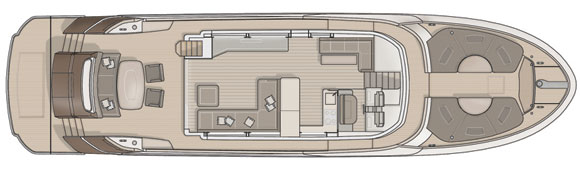 MCY70 - upper deck layout digram