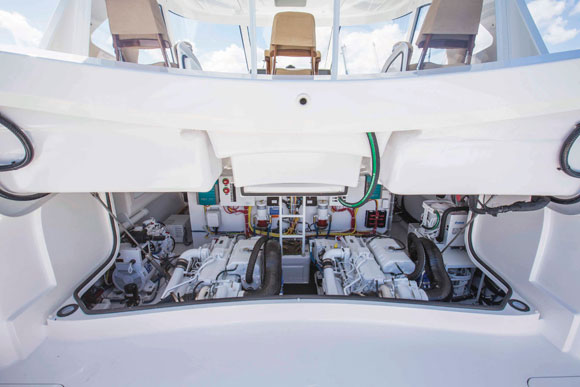 Viking 42 ST engines