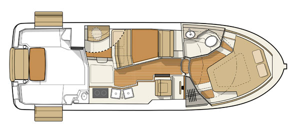 Ranger Tugs R-31 layout diagram