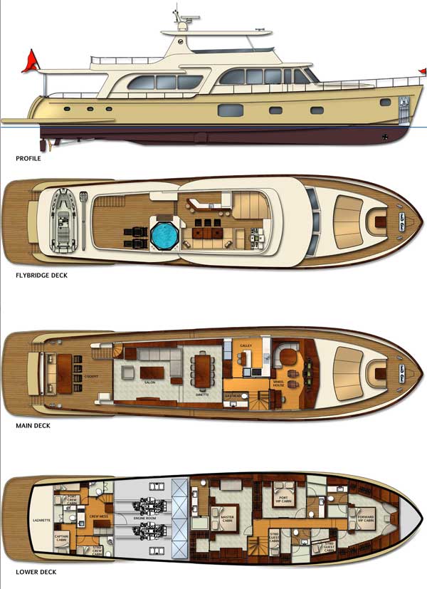 Vicem 107 Deck Plans