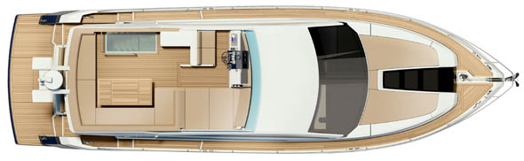Fairline Squadron 50 layout diagram