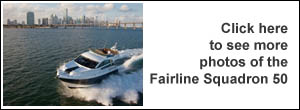 Click here to see more photos of the Fairline Squadron 50