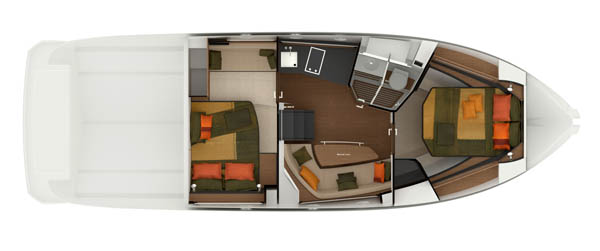 Atlantis 38 - internal layout diagram