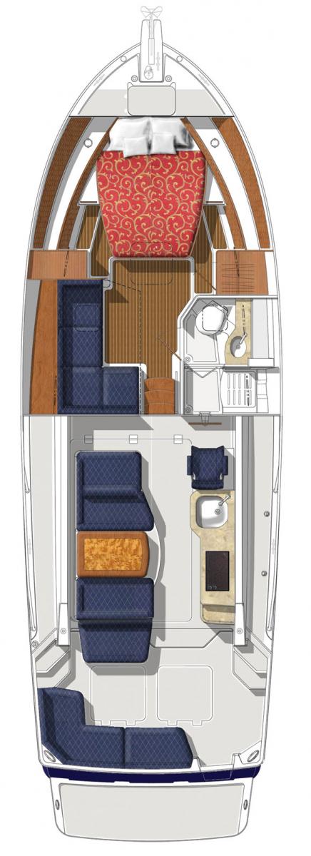 Back Cove 34 layout diagram