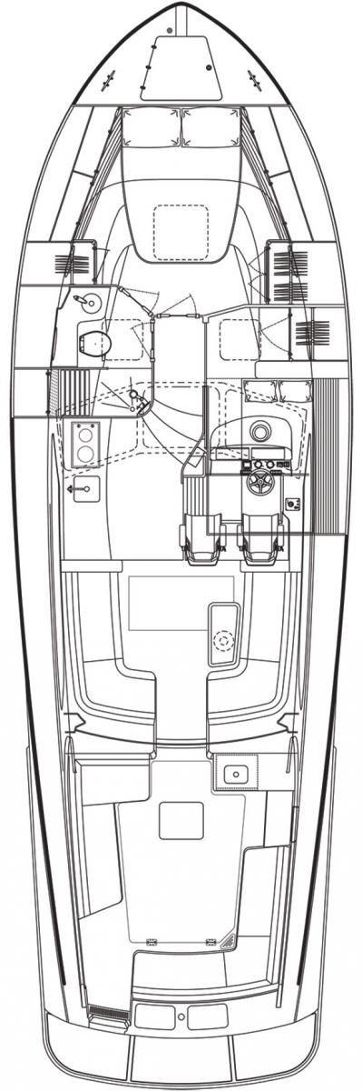 Hinckley Talaria 43 deckplans