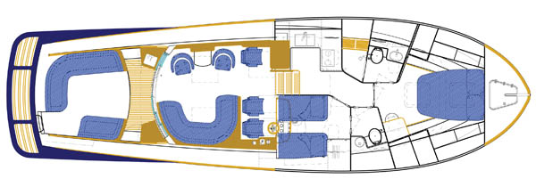 Hinckley Talaria 48 layout diagram