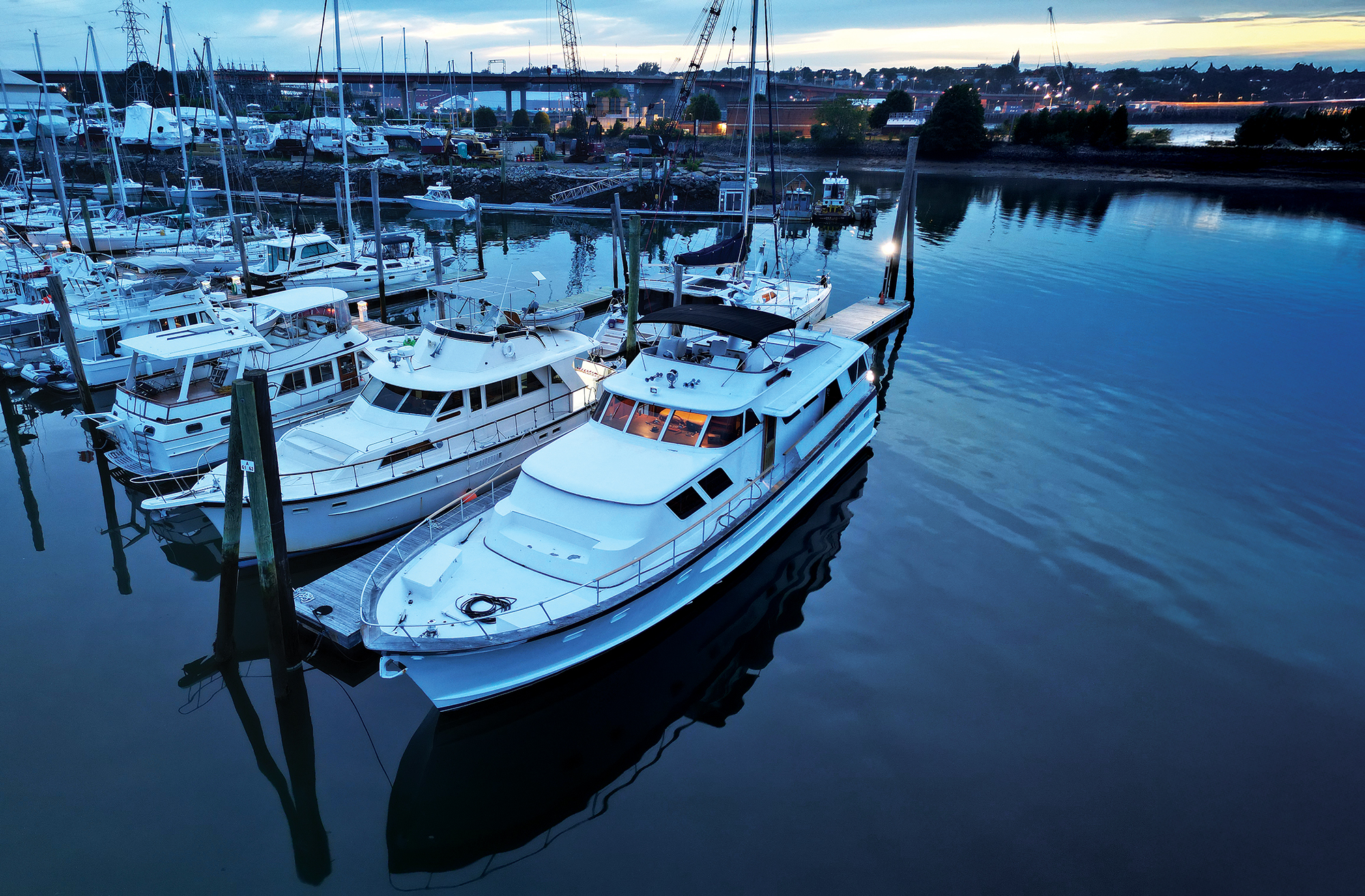 boats in a marina