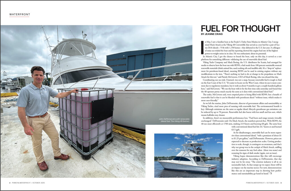 magazine spread