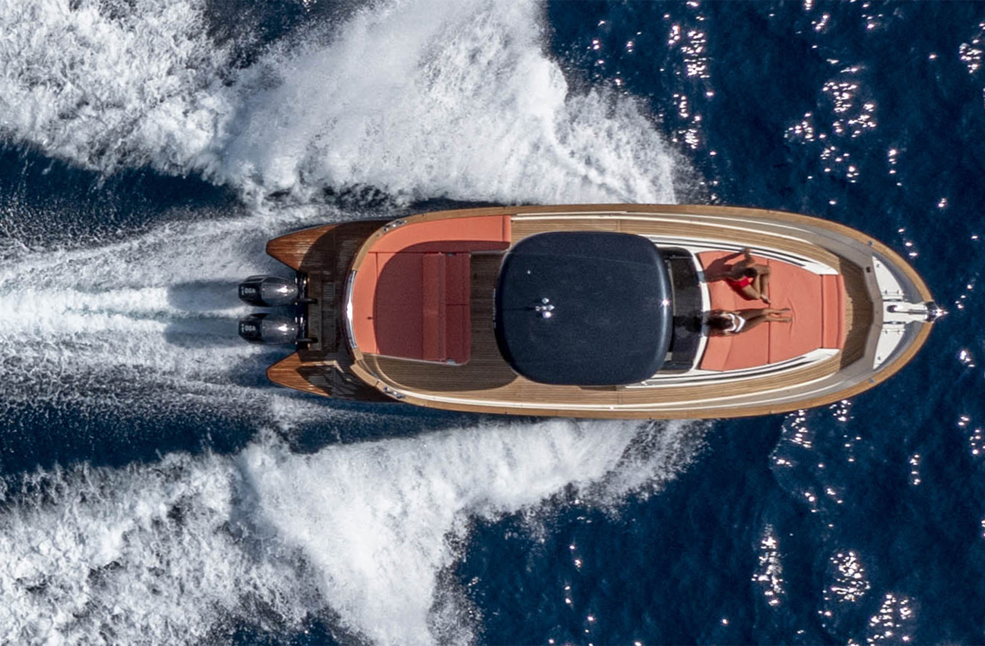Apreamare Speedster 35 Speed boat seen from directly above