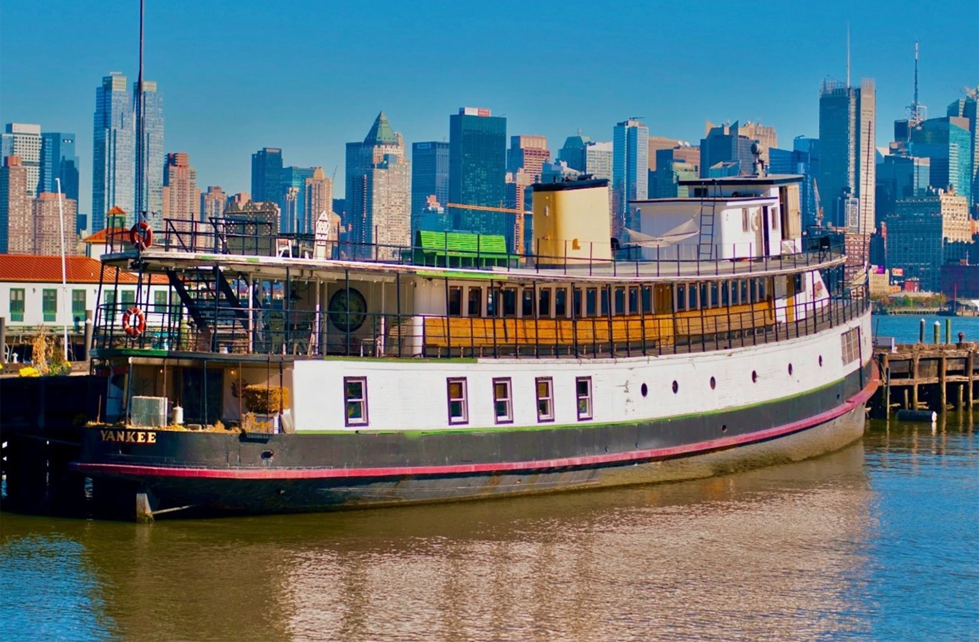 feat-Ellis Island Ferry Ferry at a dock
