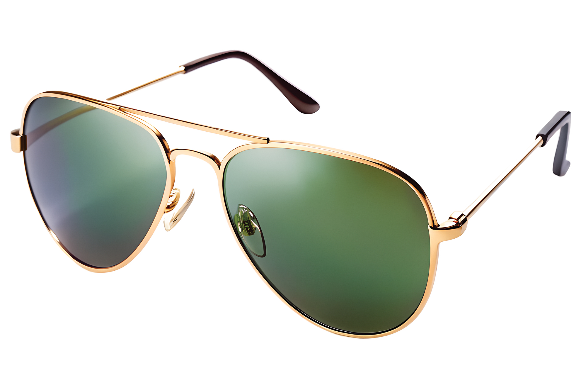 Aviator sunglasses isolated on transparent background