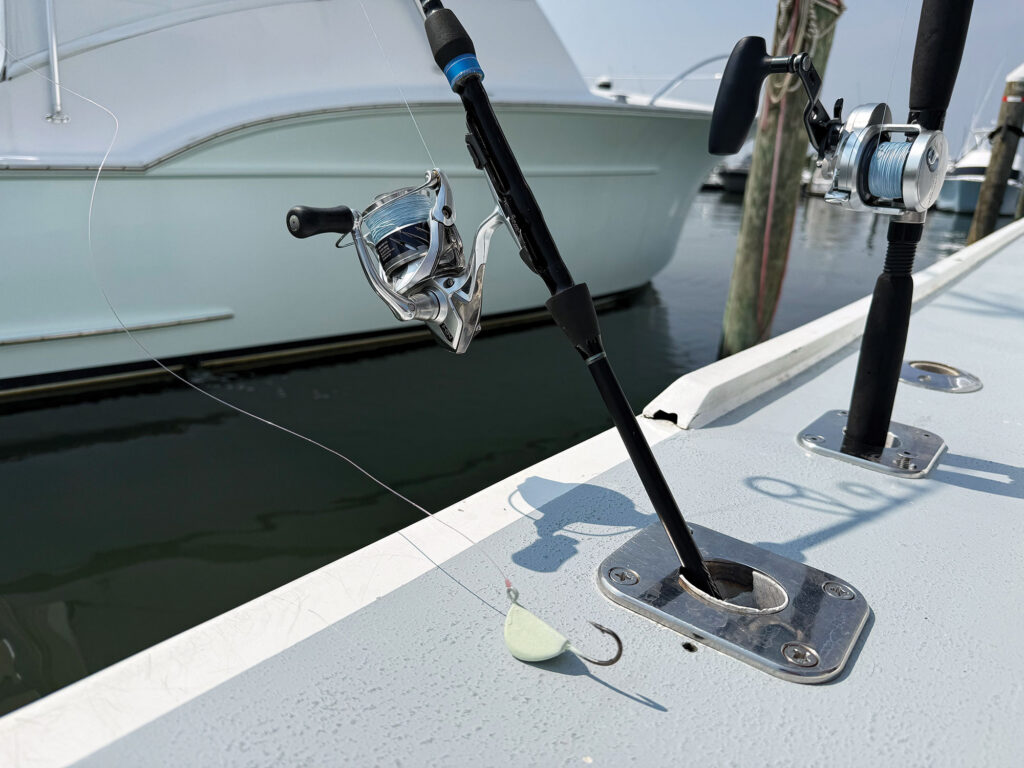 Rigged up for catching blackfish