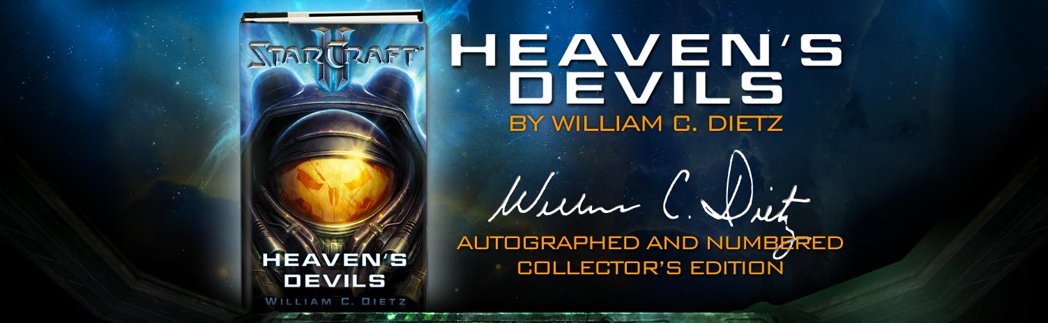 Premijera: StarCraft II: Heaven's Devils a novel by William C. Dietz
