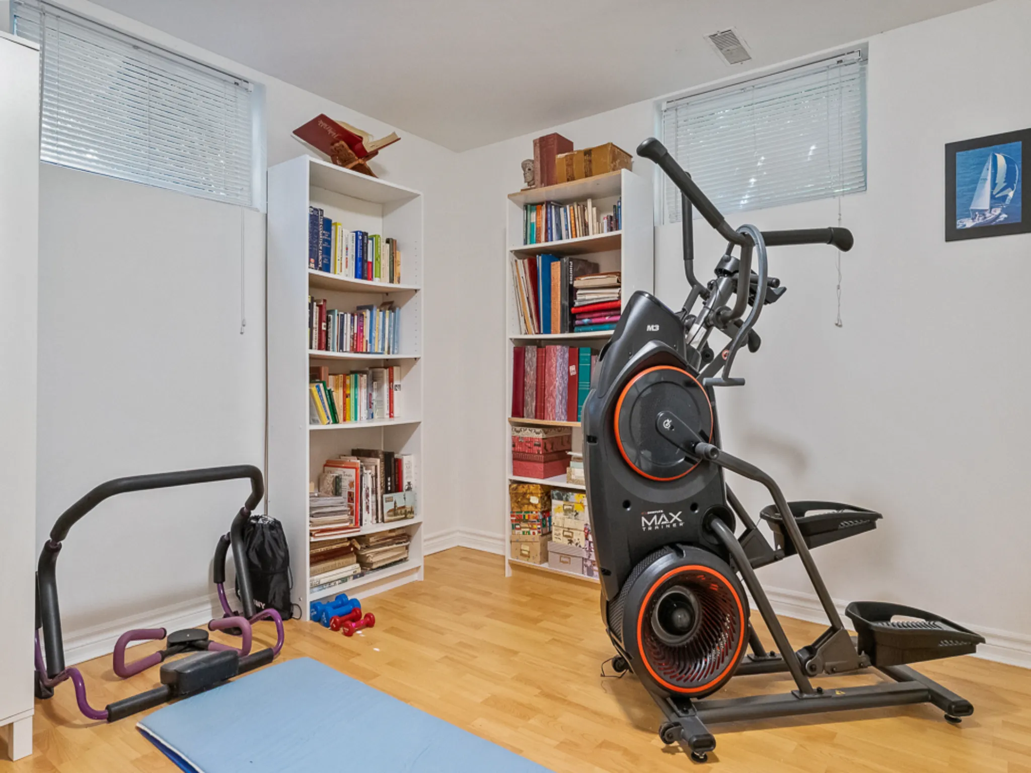 lower level office or gym