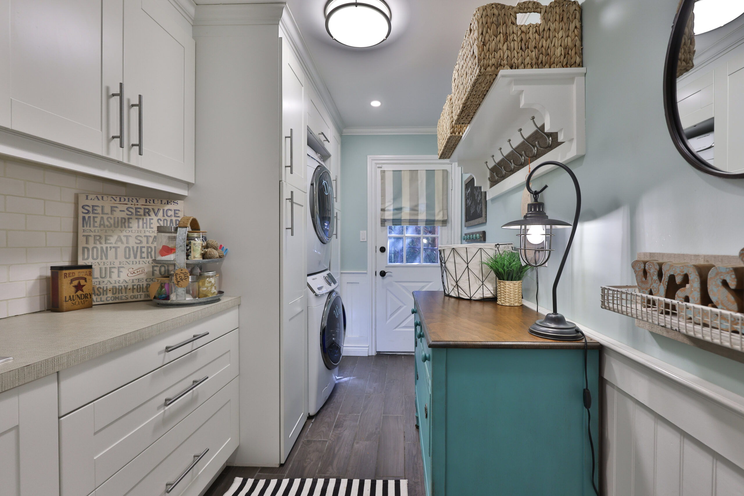 pantry with laundry room