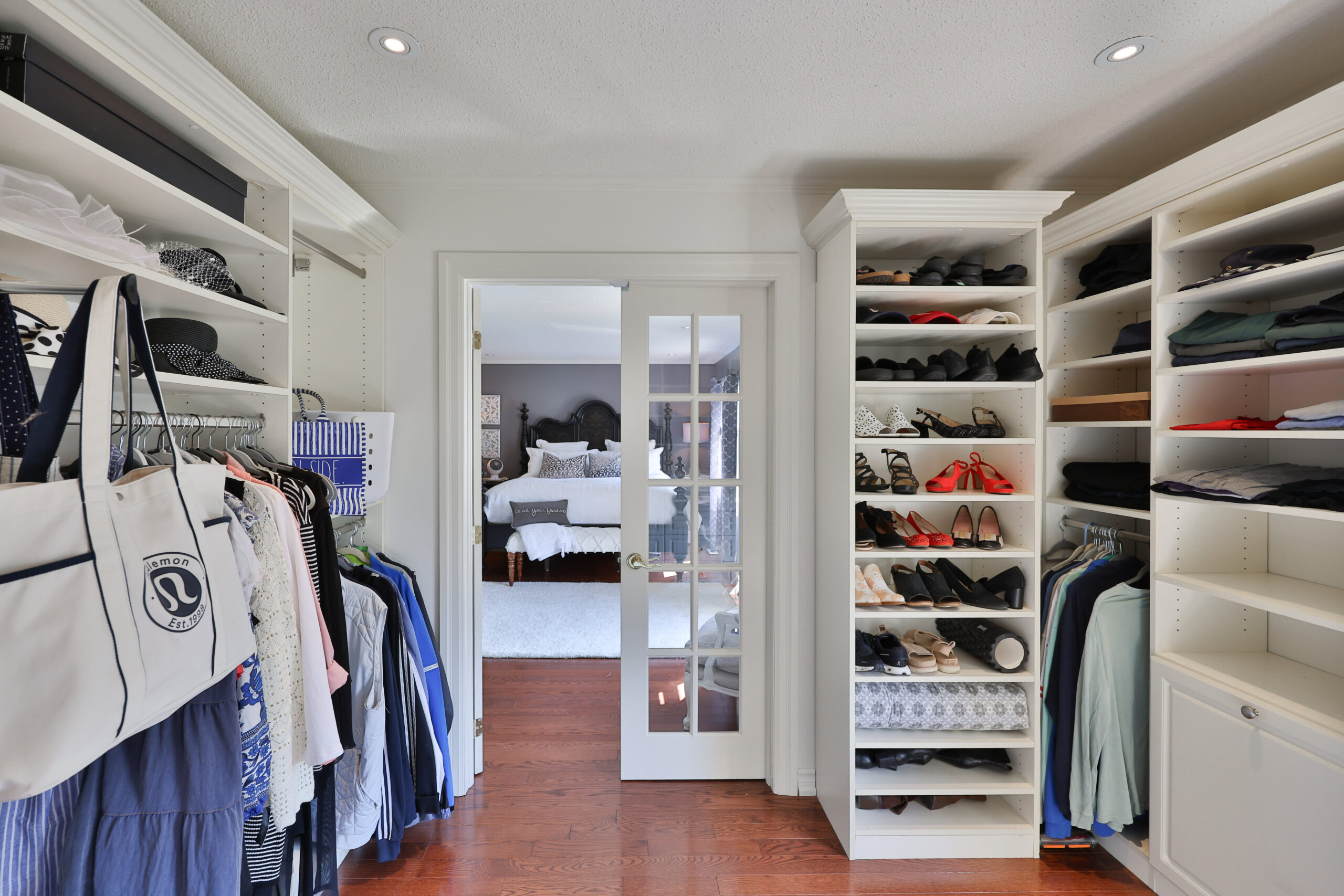 large walk in closet