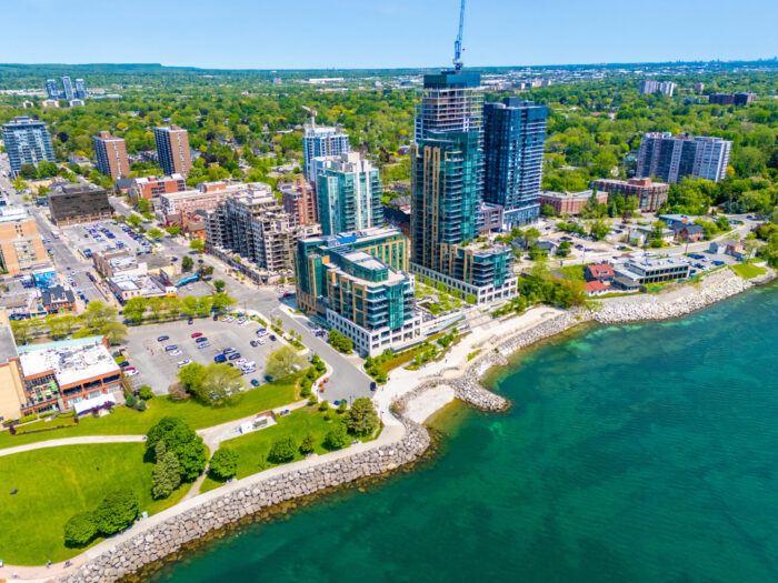 waterfront condo in downtown Burlington