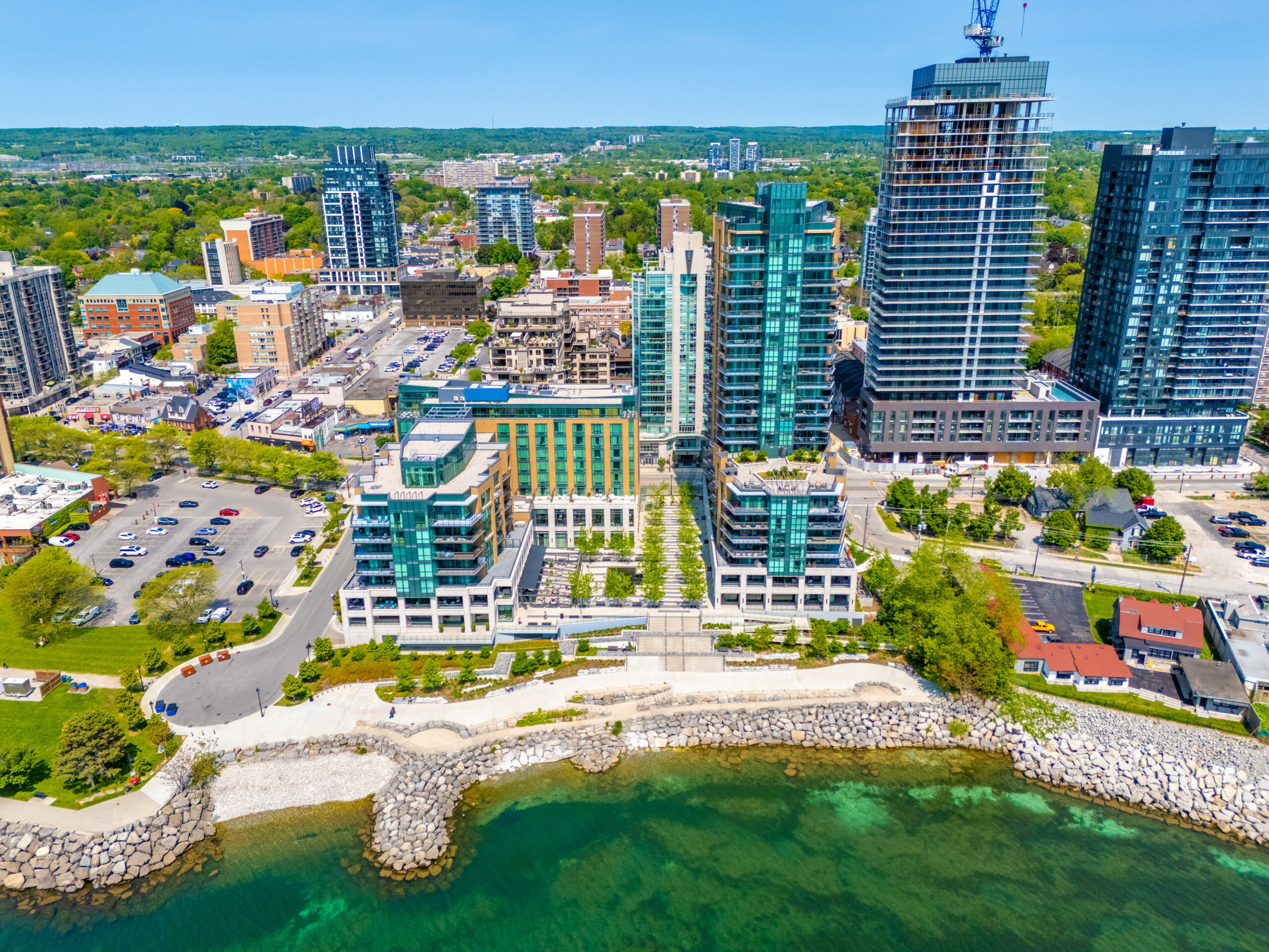waterfront condo in downtown Burlington