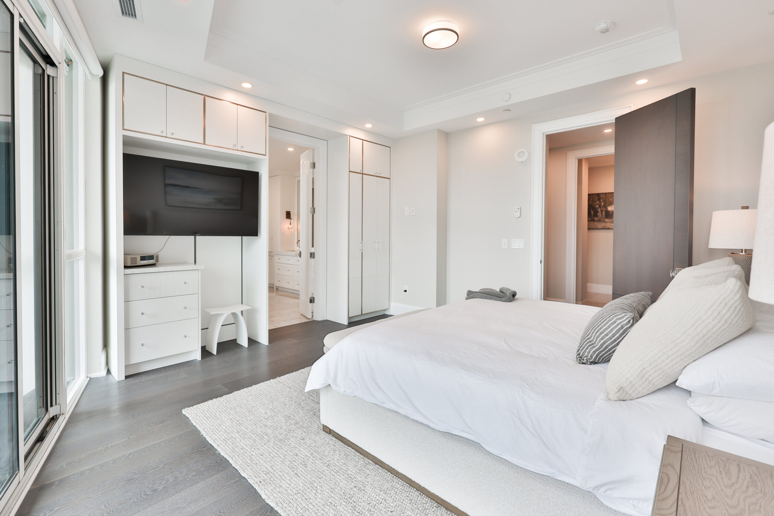 principal bedroom with access to ensuite and closet