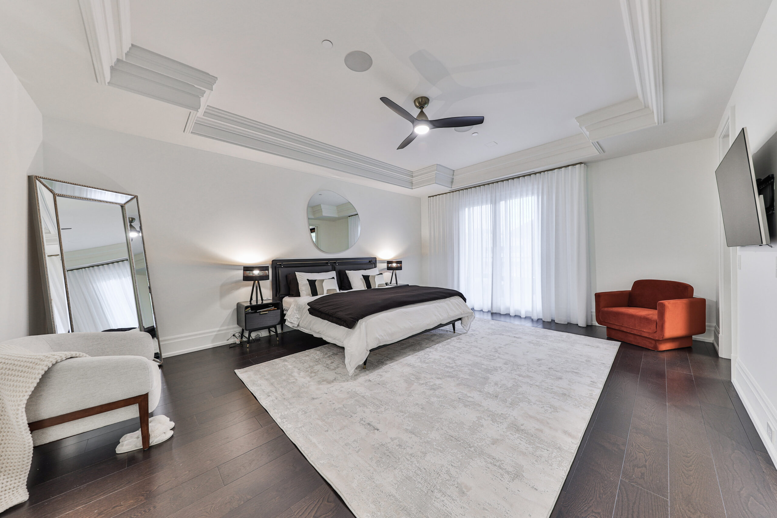 massive principal bedroom