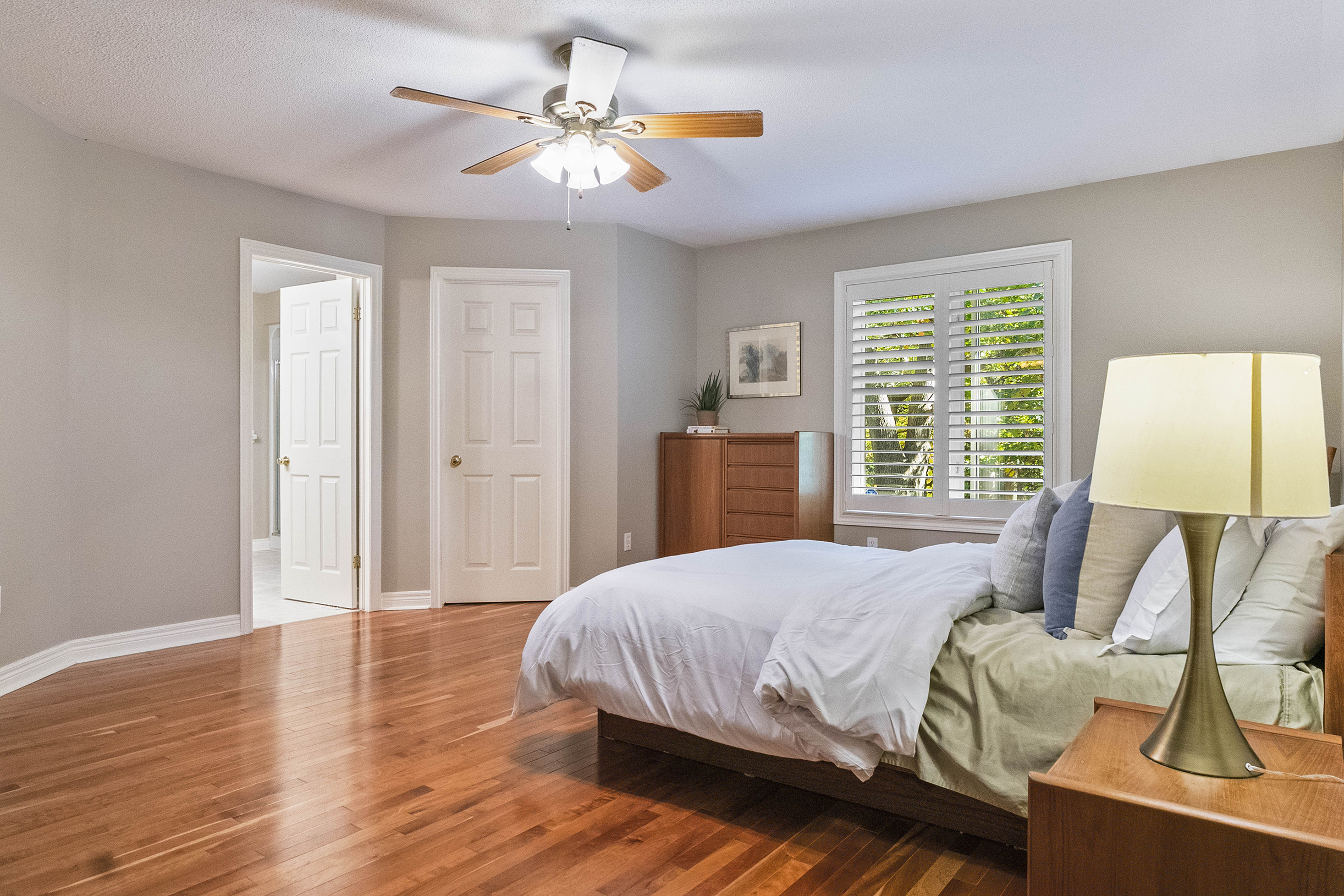 large open principal bedroom