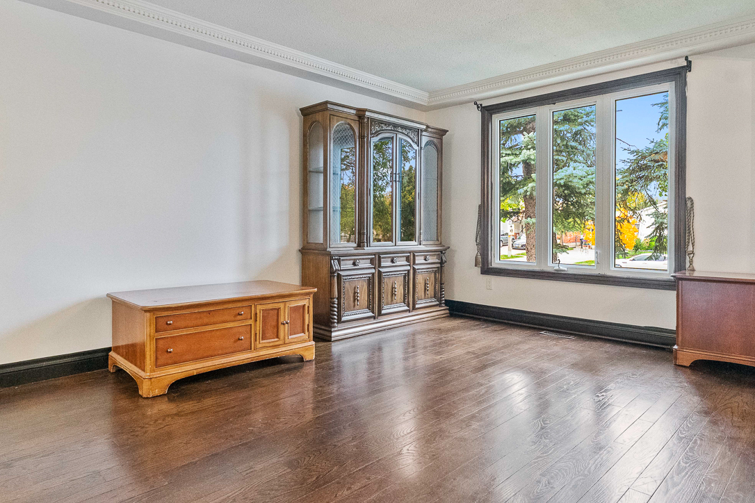 spacious living room with large windows