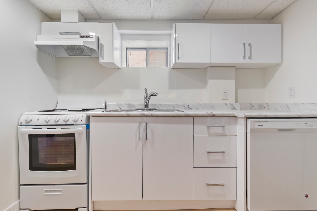 kitchen with matching appliances