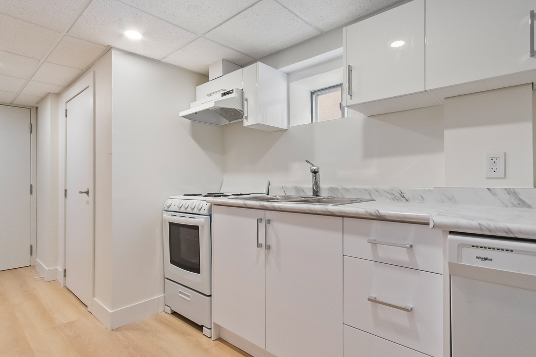 kitchen with closet/storage space