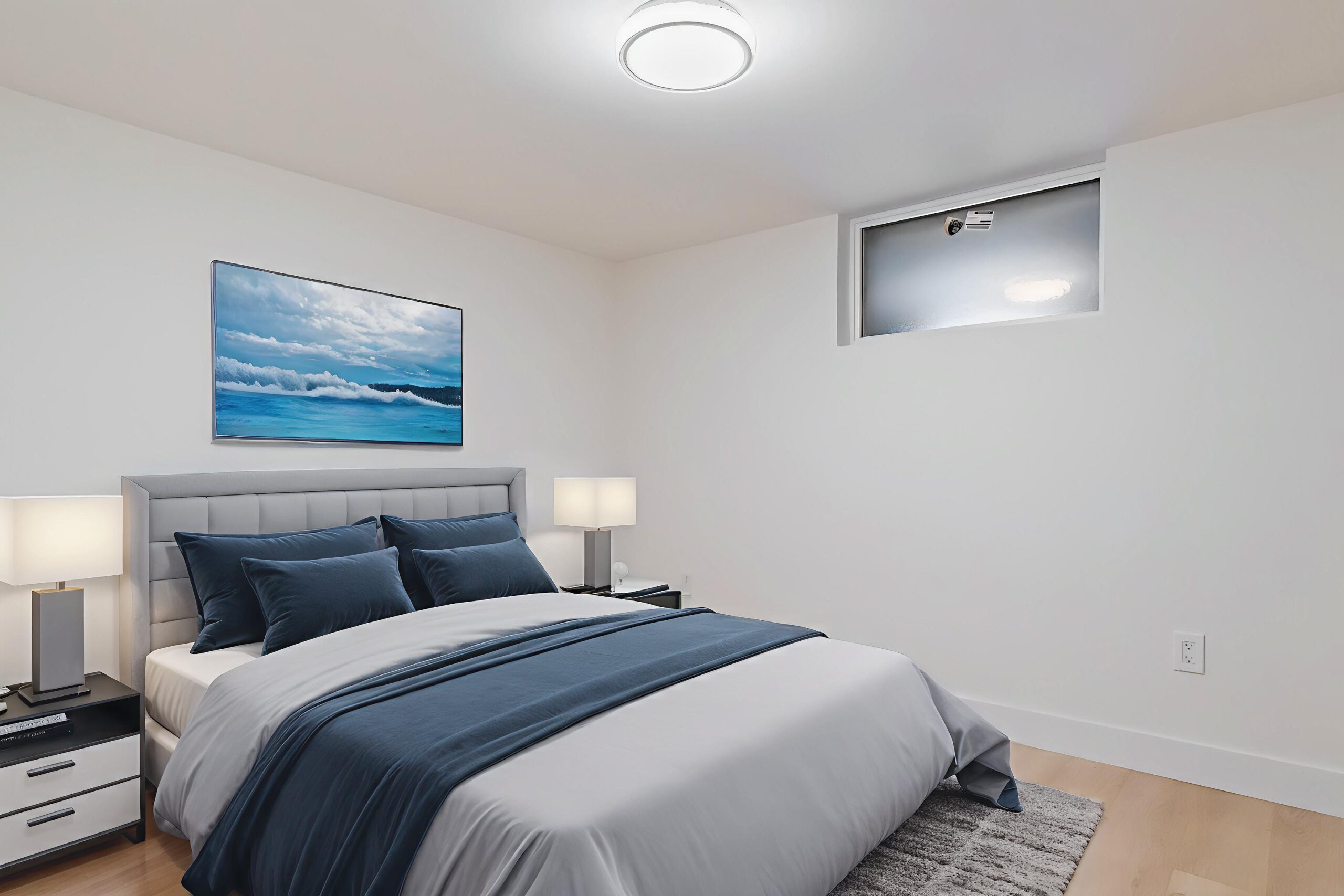 second bedroom with window