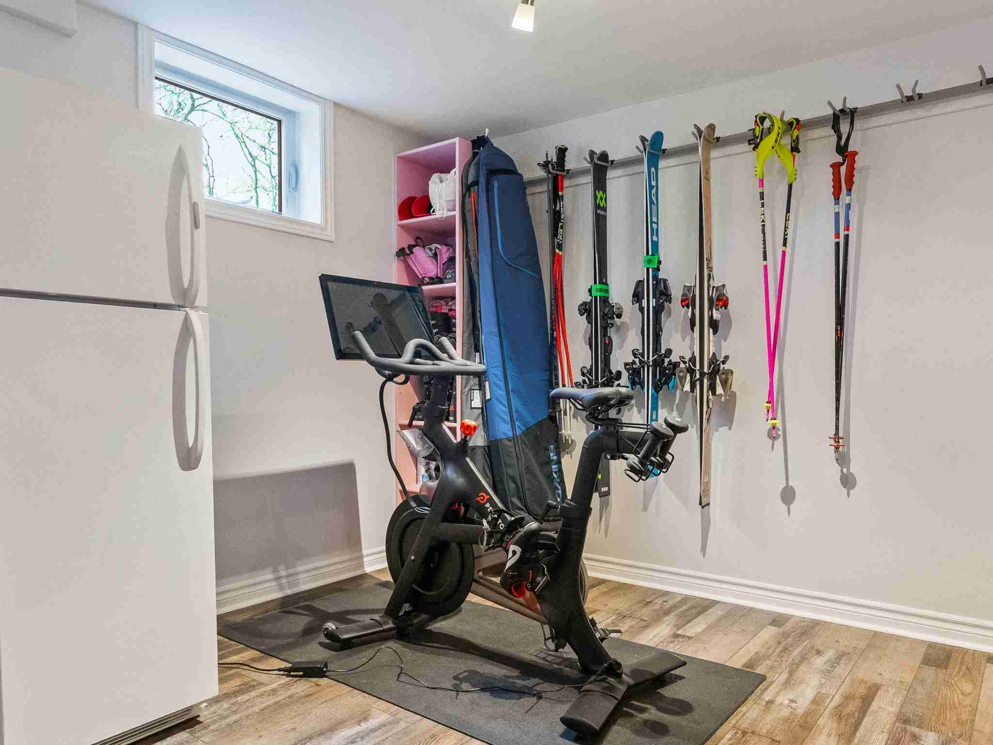 exercise room/storage area