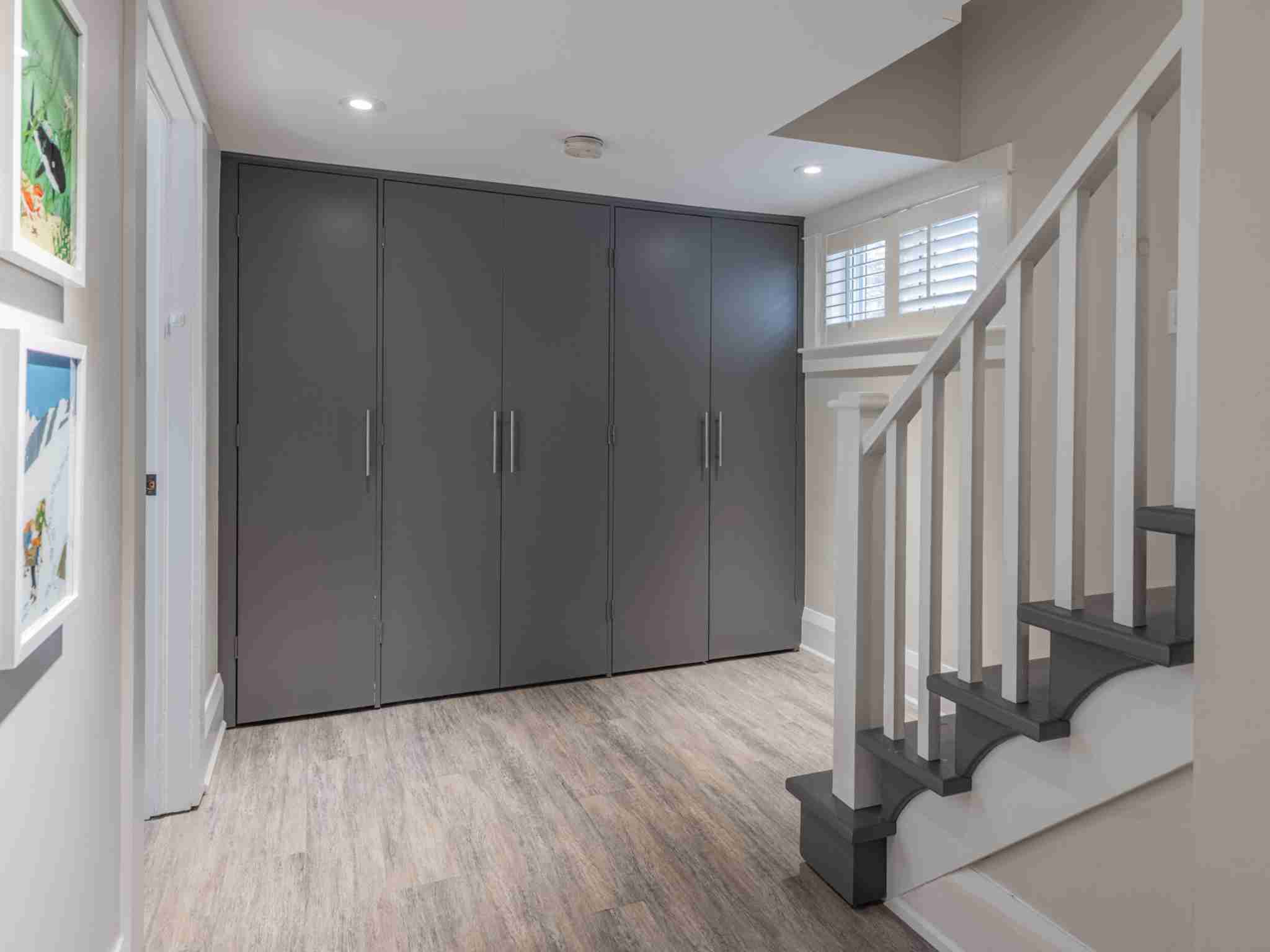 basement built in storage