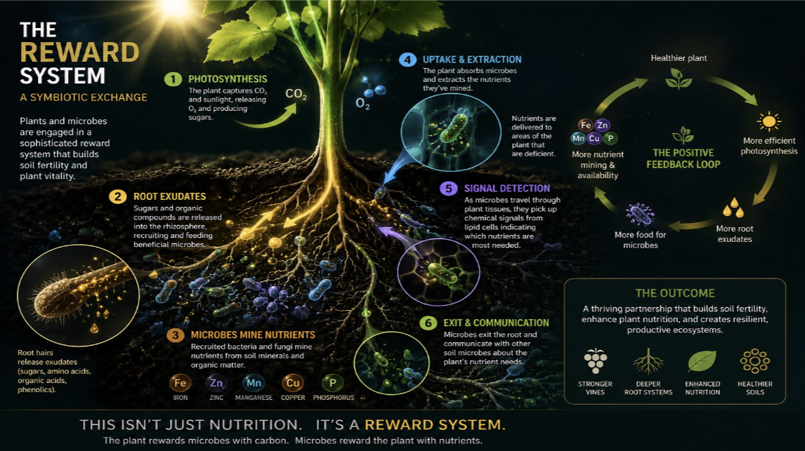 Rhizophagy – how plants farm soil microbes