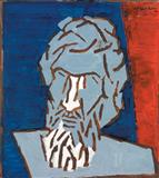Self Portait - M F Husain - Auction May 2006