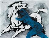 Untitled - M F Husain - Auction May 2006