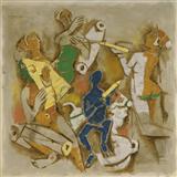 Holi - M F Husain - Auction May 2006