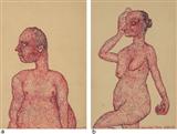 a) Untitled <br>b) Miss Malati Menon - Jogen Chowdhury - Auction May 2006