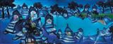 Benaras in Blue - Manu Parekh - Auction May 2006