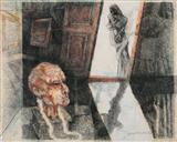 Composition with Head and Figure - Shyamal Dutta Ray - Auction May 2006