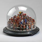 A Group of Company School Figurines of Trades People -   - Indian Miniature Paintings and Works of Art